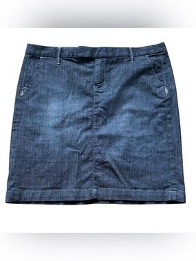 Converse One Star Dark Wash Denim Pencil Skirt Sz 12 Y2K Preppy Grunge